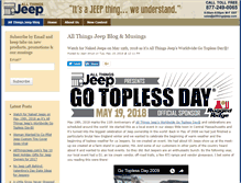 Tablet Screenshot of blog.allthingsjeep.com